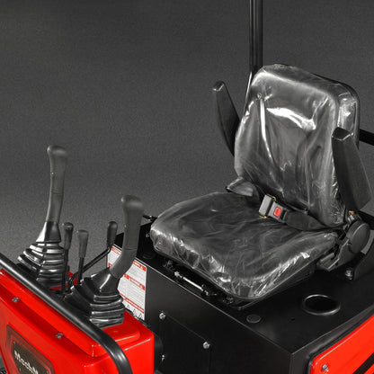 Mini Compact Excavator HONDA GX390 Engine, 65.7” Max. Digging Depth, 2100 LBS Operating Weight, MEC12