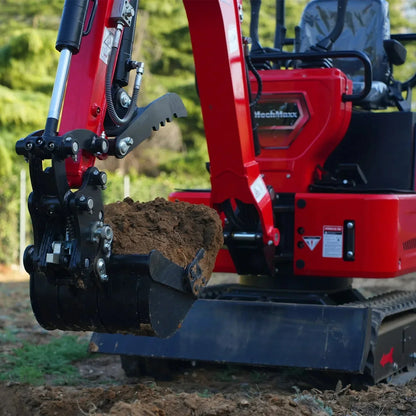 Mini Compact Excavator HONDA GX390 Engine, 65.7” Max. Digging Depth, 2100 LBS Operating Weight, MEC12