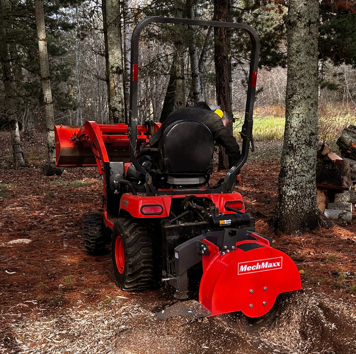 SG24 3-Point PTO Stump Grinder - 24 in Flywheel, 34 Carbide Teeth, 15-45 HP Tractors