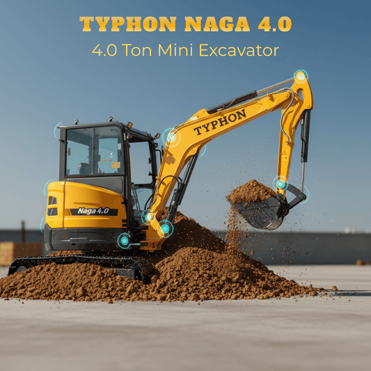 TYPHON NAGA 4.0 4 ton Yanmar mini excavator