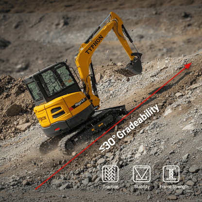 TYPHON NAGA 4.0 mini excavator photo 6