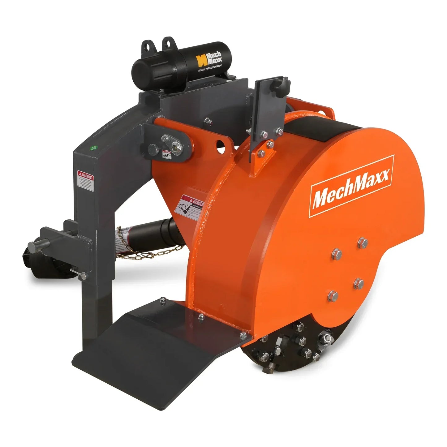 3 Point Hitch PTO Stump Grinder with 34 Carbide Teeth (PTO Shaft Included with Clutch),  for 15-45HP Tractor,  SG24